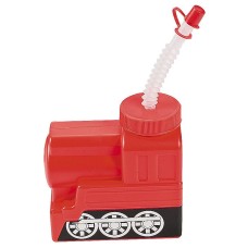 Plastic Train Shaped Cup with Screw-on Lid