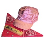Pink Train Engineer Party Set w/ Hat, Whistle, Scarf
