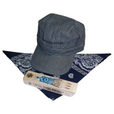 RTD-5003 : Super Deluxe Train Engineer Set with Navy Scarf for Toddlers at TrainPartyFavors.com